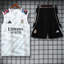 25-26 RMA White Tank top and shorts suit