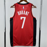 22-23 ROCKETS DURANT #7 Red Top Quality Hot Pressing NBA Jersey