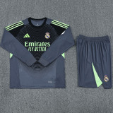 25-26 RMA Grey Black GoalKeeper (Long Sleev Suit) Soccer Jersey (长袖)