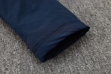 24-25 Dortmund Royal Blue Hooded Windbreaker Fabric Cotton Coat #G252