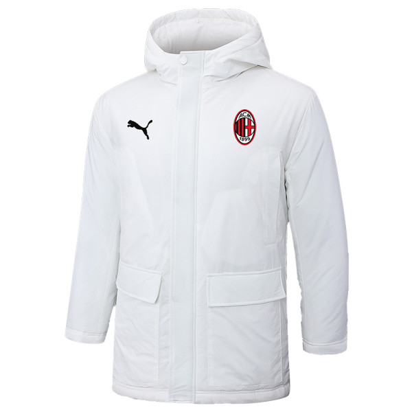 24-25 ACM White Hooded Windbreaker Fabric Cotton Coat #G256(红标)