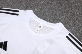 25-26 Man Utd White Training Short Suit #D25155