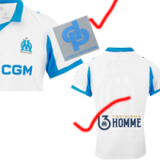25-26 Marseille Home Player Version Soccer Jersey