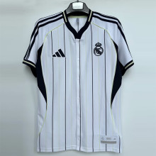 25-26 RMA White 1:1 Casual Edition Baseball Jersey