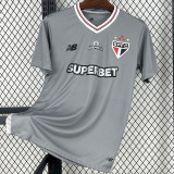25-26 Sao Paulo Grey Special Edition Fans Soccer Jersey