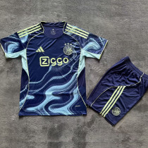 25-26 Ajax Away Kids Soccer Jersey
