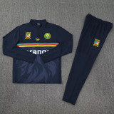 25-26 Cameroon Royal blue Half Pull Tracksuit (半拉链)