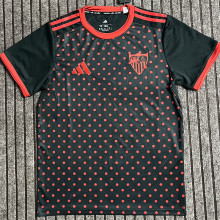 25-26 Sevilla Black Training shirts