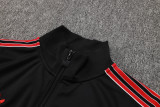 25-26 Man Utd Black Jacket Tracksuit #A2508