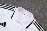25-26 Man Utd White Polo Tracksuit #C2562