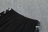 25-26 CHE Grey Black  Tank top and shorts suit