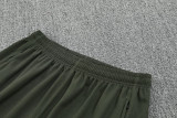25-26 CHE Army green Tank top and shorts suit