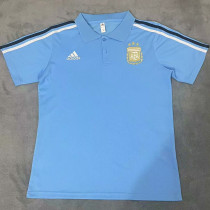24-25 Argentina Blue Polo Short Sleeve (金队标)