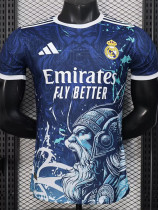 25-26 RMA Dark Blue Special Edition Player Version Training Shirts (狮头)