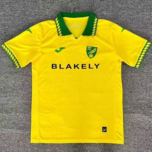 25-26 Norwich City Home Fans Soccer Jersey