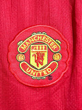 2007-2008 Man Utd Home Player Version 长袖球员 Long Sleeve Retro Soccer Jersey