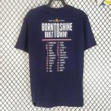 2025 PSG Royal blue High Quality Casual T-Shirt 宝蓝人名版