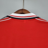 1998-1999 Man Utd Home Long Sleeve Retro Soccer Jersey (长袖)