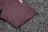 25-26 Man Utd Grey purple Training Short Suit #D25126