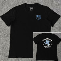 25-26 BAR Black High Quality Casual T-Shirt #圆领蓝标