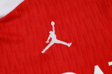 25-26 PSG Jordan Red Kids Half Pull Tracksuit #E2521(童装)(半拉链)