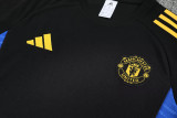 25-26 Man Utd Black Training Short Suit