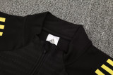 25-26 Man Utd Black Half Pull Tracksuit (半拉链)