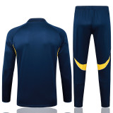 25-26 Boca Juniors Royal blue Half Pull Tracksuit #B25108(半拉链)