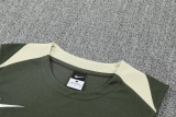 25-26 CHE Army green Tank top and shorts suit