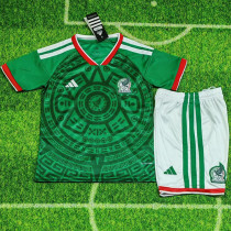 2026 Mexico Home Kids Soccer Jersey