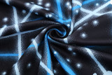 25-26 INT Blue black Half Pull Tracksuit (半拉链)(印花)