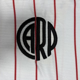 25-26 River Plate White Casual Edition Baseball Jersey