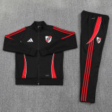 25-26 River Plate Black Jacket Tracksuit #01