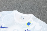 25-26 Brazil White Training Short Suit
