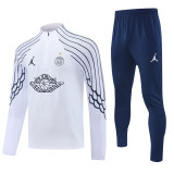 25-26 PSG Jordan White Jacket Tracksuit