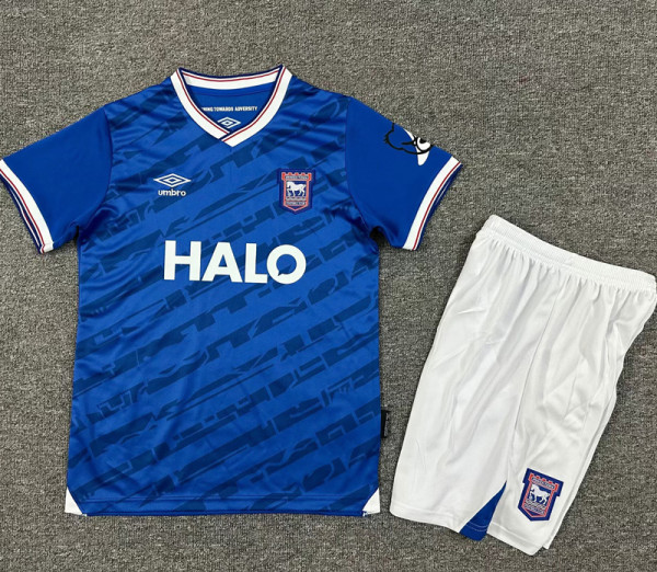 25-26 Ipswich Home Kids Soccer Jersey