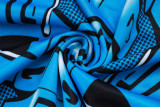 25-26 Napoli Blue Kids Half Pull Tracksuit #E25152(童装)(半拉链)