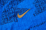 25-26 France Fancy blue Training Short Suit #D25137