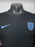 25-26 England Away Long Sleeve Player Version Soccer Jersey (长袖球员)