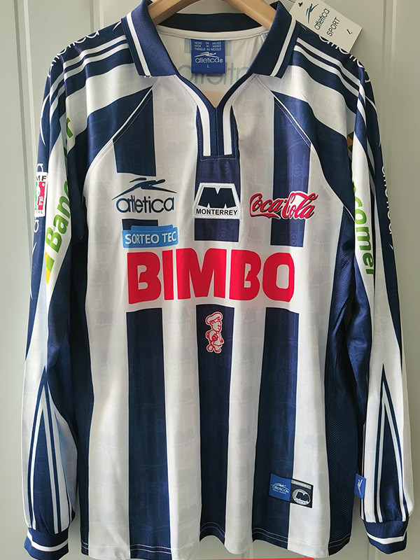 1999-2000 Monterrey Home Long Sleeve Retro Soccer Jersey (长袖)