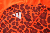 2025 AD Orange Half Pull Tracksuit #AB08 (半拉链)
