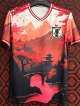 24-25 Japan Red Special Edition Fans Training Shirts (夕阳红)