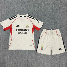 25-26 Benfica Away Kids Soccer Jersey
