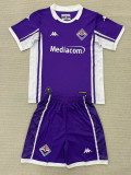 25-26 Fiorentina Home Kids Soccer Jersey