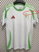 24-25 Algeria Home 2 Stars Fans Soccer Jersey (带二星)