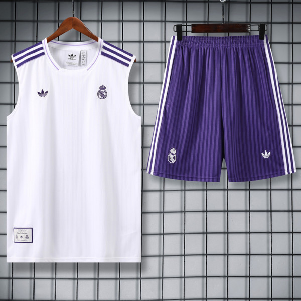 25-26 RMA White Tank top and shorts suit