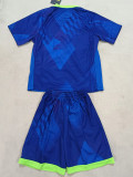 25-26 Brazil Away Kids Soccer Jersey