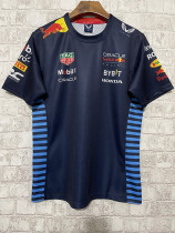 2024 F1 Red Bull Royal Blue T-Shirts Racing Suit (圆领)