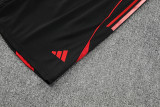 25-26 Man Utd Red black Training Short Suit