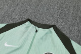 25-26 CHE Light green Half Pull Tracksuit (半拉链)